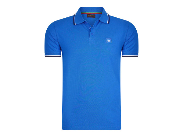Cappuccino Italia Polo Applique Pique - Royal - XXL