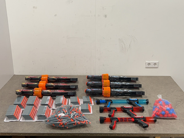Speelgoedpistool met pijltjes set 21-delig