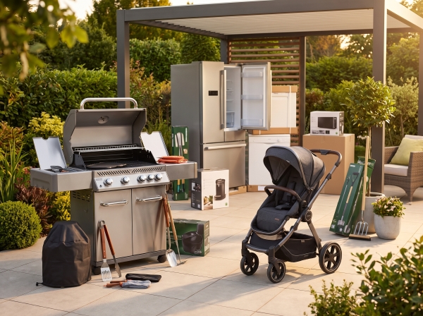 Huis & Tuin Veiling - BBQ's, Witgoed, Kinderwagen en nog veel meer!