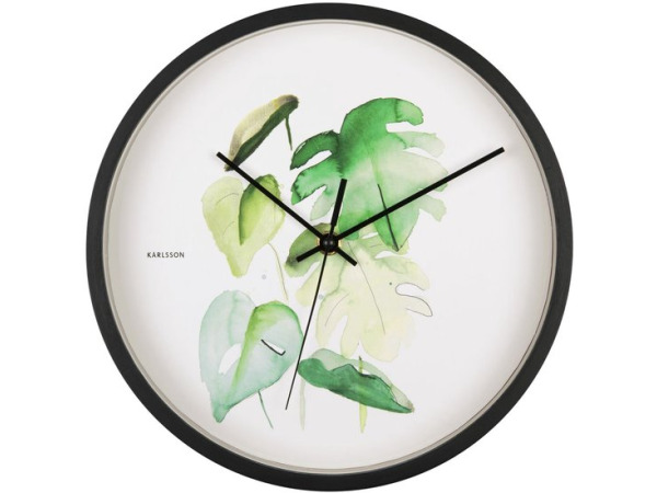 Karlsson Wandklok Botanical Monstera