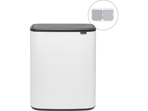 Brabantia Bo Touch Bin Prullenbak - 2 x 30 liter
