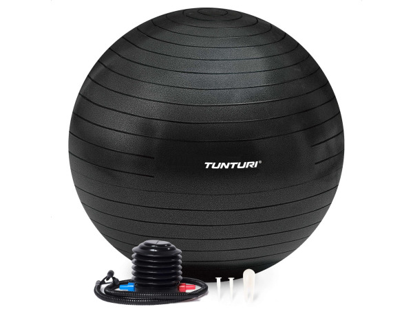 Tunturi Fitness Bal 90 cm Blauw/Zwart