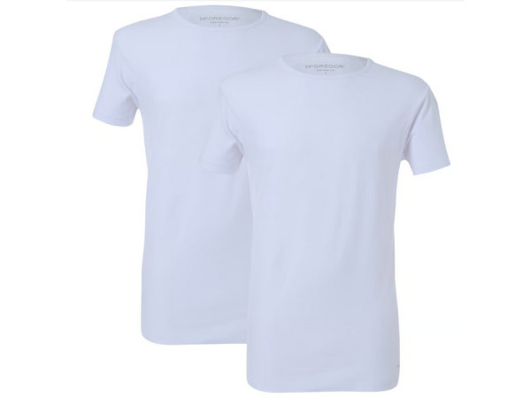 McGregor Premium stretch t-shirt 2-pack o-neck wit maat XXL