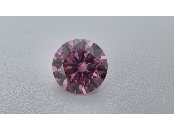 Moissanite briljant 2 crt Pink ( GRA Gecertificeerd )