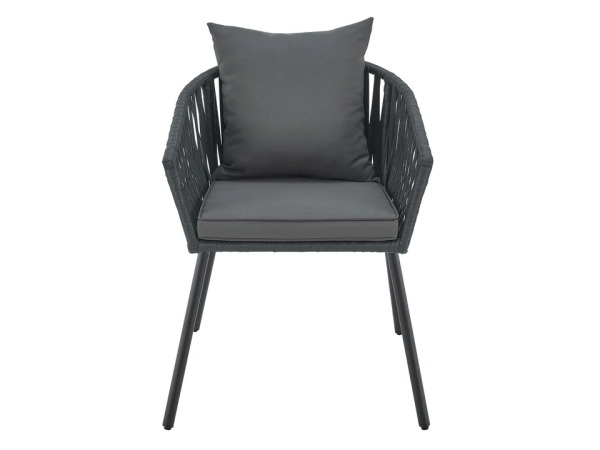 Touwstoelen - Set van 2 - Donkergrijs