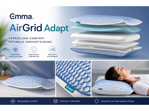Emma AirGrid Comfort Kussen 70X40 cm