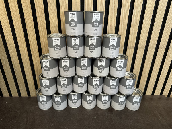48x Moodpaints Krijtverf Stony Grey 100ML