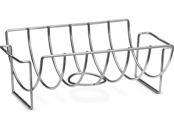 2x Napoleon RVS Sparerib- en Braadstukhouder