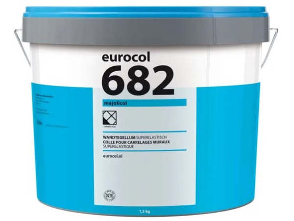 4x Eurocol Majolicol Pasta Tegellijm 1,5 Kg. 682