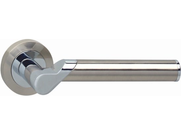 Intersteel Deurkruk Cadzand - geveerde schroefrozet - chroom