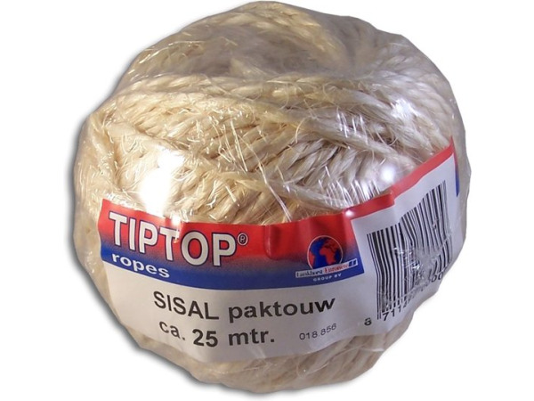 4x Muller sisal touw 2/600 (Per 1000 gram)Muller sisal touw 2/6