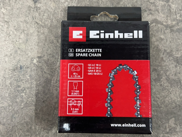 3x Einhell reserveketting 25cm