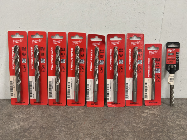 Milwaukee boor set 9-delig