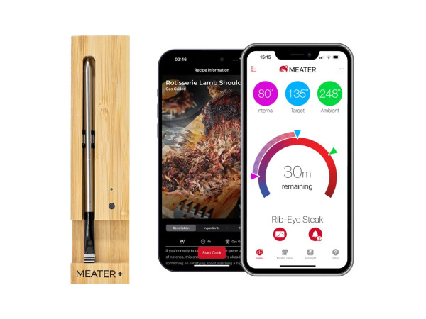 MEATER Plus - slimme vleesthermometer - 50 m bereik - APP