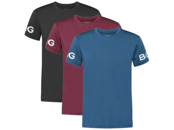 Bjorn Borg 3-Pack Permormance Tee - S