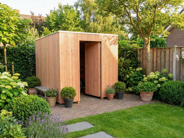 Tuinhuis triple-profiel 295x395x240 cm
