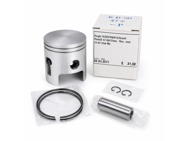 Zuiger 47mm / Pistonpen 12mm – 70cc DJ50 / K12 / Scout