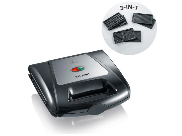 SEVERIN 3-in-1 sandwichmaker broodrooster