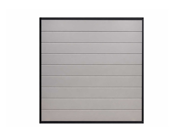 Aluminium tuinscherm - Lichtgrijs - 181,5x181,5 cm