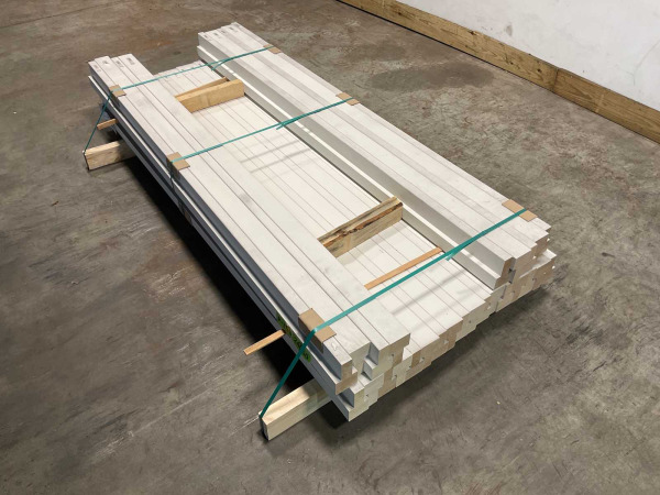 5x Naaldhout kozijn profiel-B binnendraaiend - 200x11x6,6cm