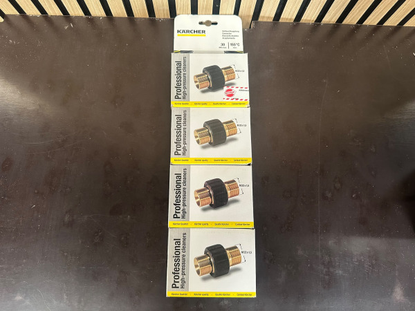 4x Kärcher 4.403-002.0 Slangkoppeling M22 x 1,5