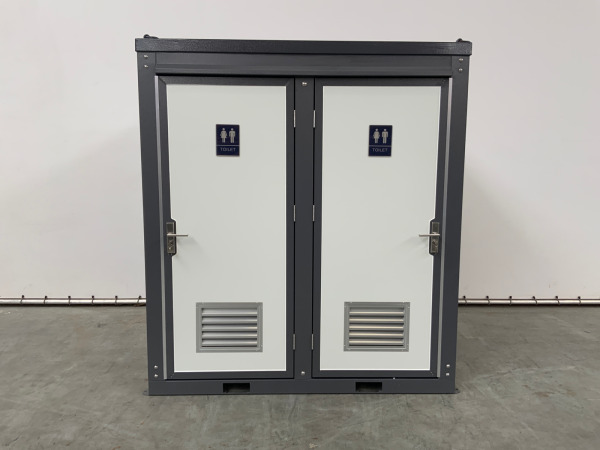 RTE sanitairunit dubbele toiletcabine 205x128x230cm