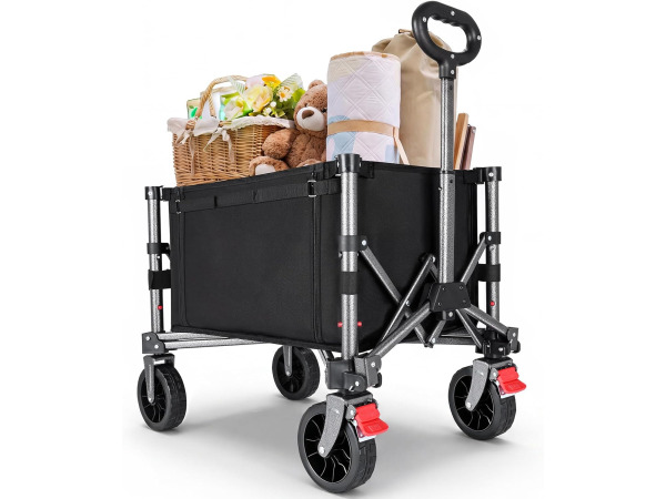Yeaupe Pro opvouwbare boodschappenwagen - 70 liter - 80 kg