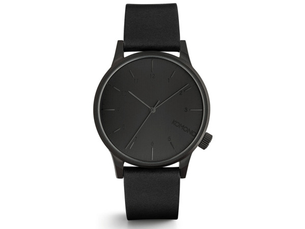 Komono Winston Regal heren horloge zwart 41mm