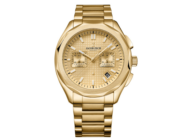 Jacob Zech Horloge Lisboa Goud 42mm