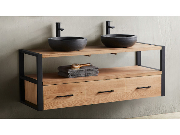 Casajoy eiken badkamermeubel 150 cm
