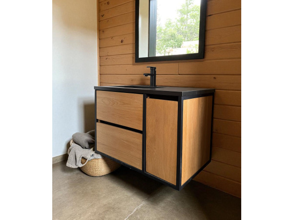 Casajoy Eiken badkamermeubel 80cm