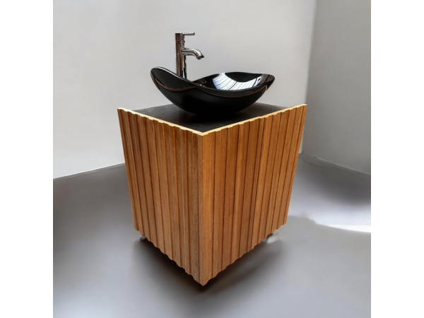 Casajoy Vrijstaand Eiken badkamermeubel 60cm