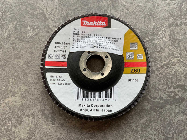 20x Makita lamellenschuurschijf ø100mm D-27399