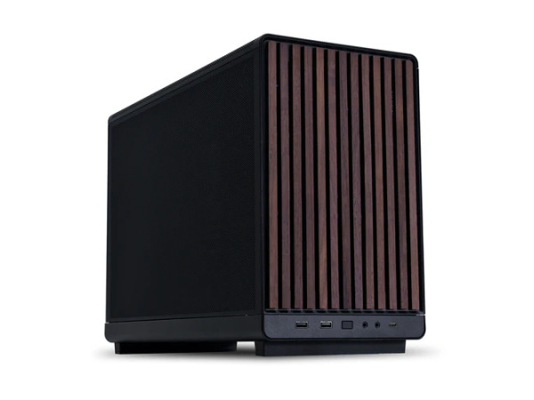 Lian Li A3-mATX Wood Edition pc-behuizing zwart