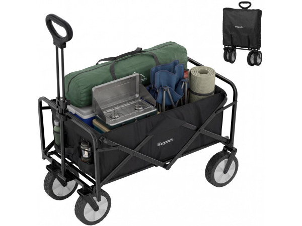 LifeGoods Bolderkar Opvouwbaar - 94L - 70KG Draagkracht