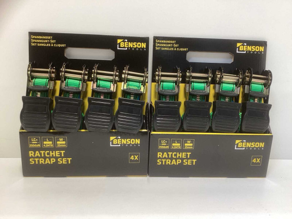 2x Spanbandenset - 4-Delig - 4.5m