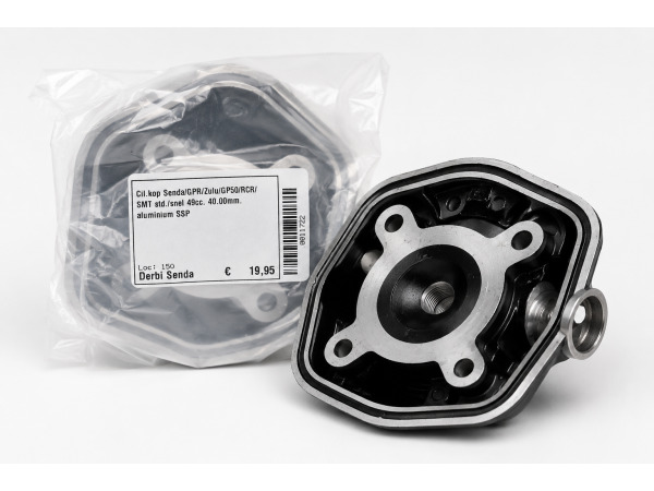 Cilinderkop Derbi Senda GPR 49cc 40mm Aluminium Nieuw