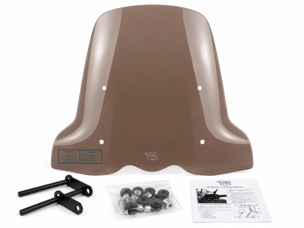 Peugeot Kisbee Windscherm Hoog Smoke Scoot Care + Bevestigin