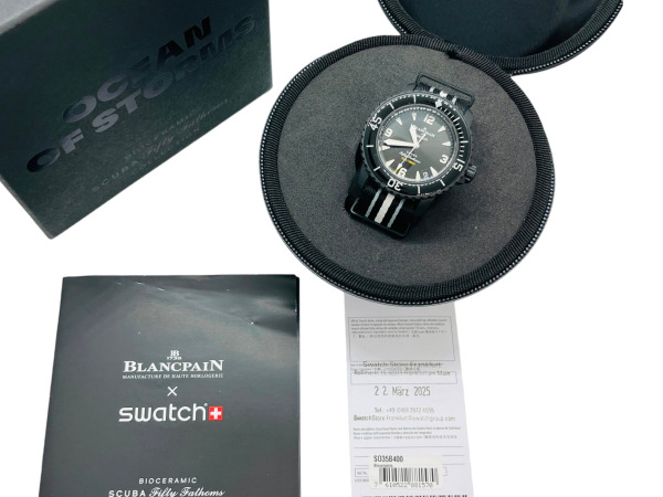 Blancpain x Swatch | Scuba Fifty Fathoms Ocean of Storms