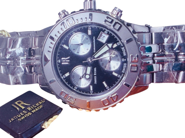 Jaques Richal | Luxe Zwitsers Chronograaf Herenhorloge 