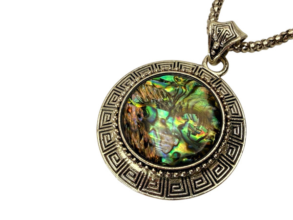 3-Delige Sieradenset met Iriserende Abalone