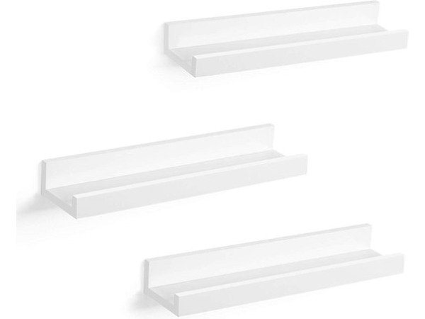 iBella Living wandplanken set van 3 wit