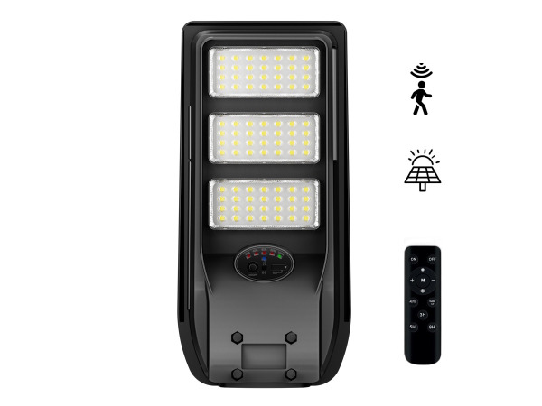 2x Solar 5000K 1500lm LED Straatverlichting met Remote