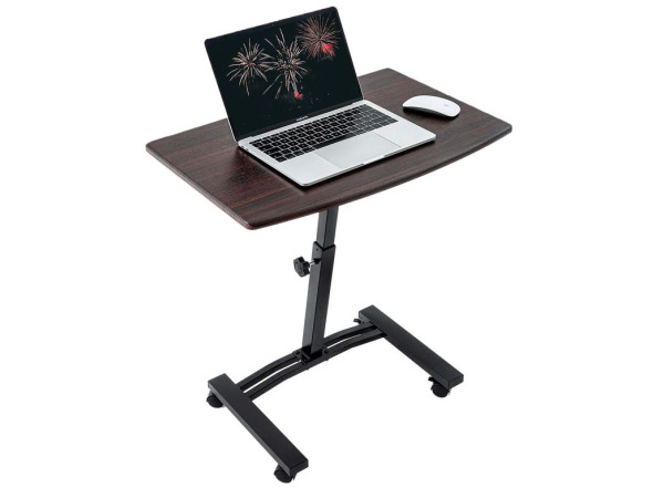 Tatkraft Salute Laptop Tafel, In Hoogte verstelbaar bruin