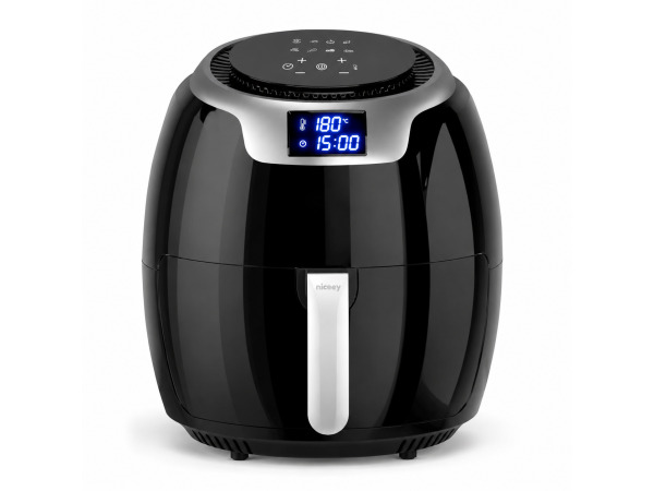 Niceey Airfryer XXL Heteluchtfriteuse 8L 1800W Zwart