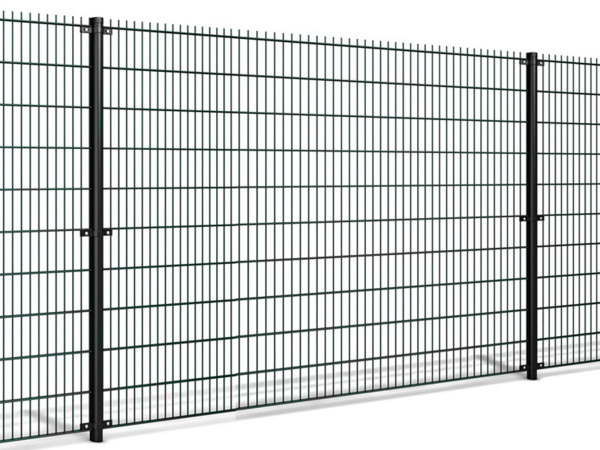 Dubbelstaaf hekwerk zwart 2,03 x 100m