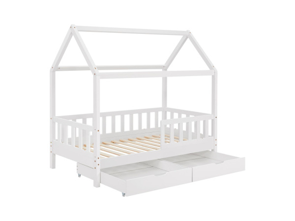 Kinderbed Marli - 90 x 200 cm - Wit - Incl. bedlades