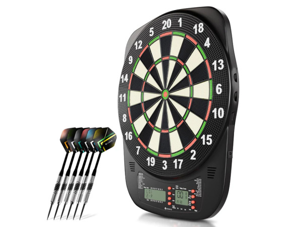Elektronisch Dartbord - Incl. lcd-scherm - USB-C-poort - 18 