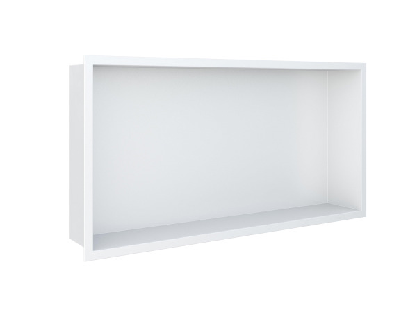 Alterna inbouwnis met flens 30x60x7cm Boston mat wit