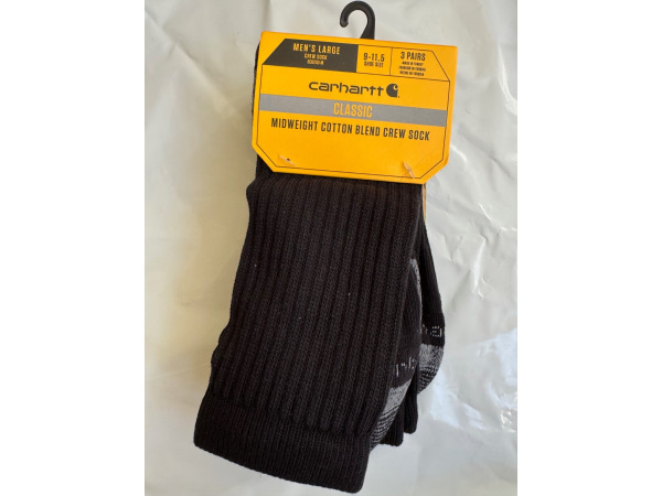 4x Carhartt Men's Crew Socks maat l